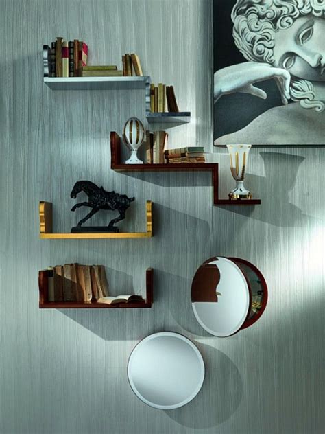 simple elegant wall shelves for small rooms