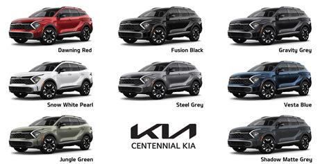 2023 Kia Sportage Paint Colors - Printable Form, Templates and Letter