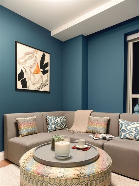 Color of the Month, June 2019: Bluestone | Room wall colors, Living room wall color, Room color ...