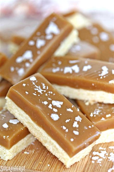 Salted Caramel Bars - SugarHero