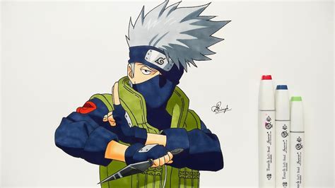 How To Draw Kakashi Hair