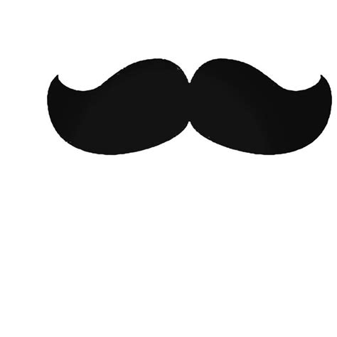 Buy Mustache Decal Sticker Online