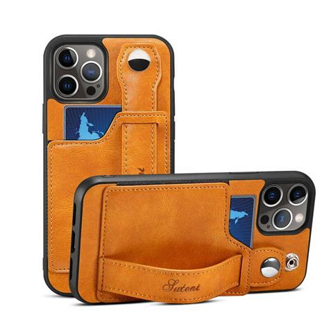 Wallet Case for iPhone 15 Pro Max with Card Holder Wrist Hand Strap Protective Phone Cover ...