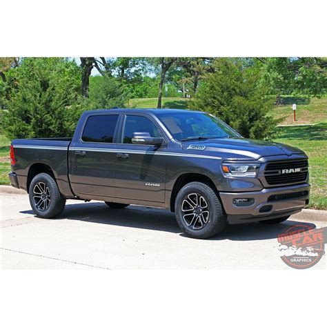 Dodge Ram Decals Stripes RAM EDGE SIDE KIT 3M 2019… Hood Stripe, Stripe Kit, Car Vinyl Graphics ...