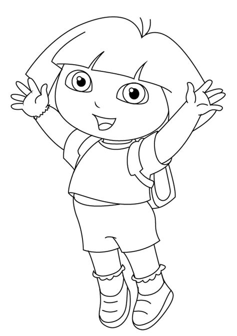 Dora The Explorer Coloring Pages