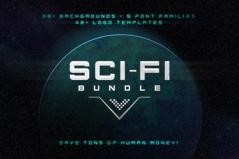 Sci-Fi Bundle: Space Fonts, Backgrounds, Logos, UI Kit - only $17! -Business Legions Blog