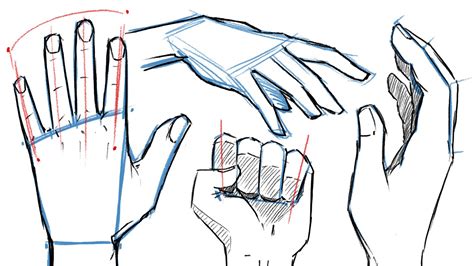 How to Draw HANDS and HAND POSES! - YouTube