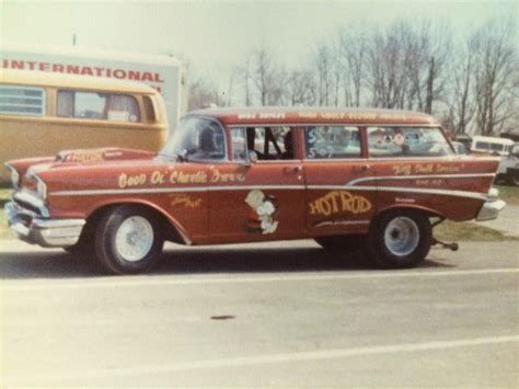 57 Chevy drag wagon | Funny car drag racing, Drag cars, Dragon wagon