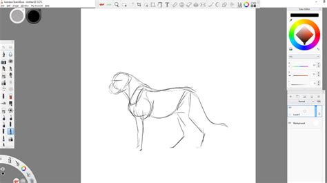 digital art tutorial sketchbook how to draw - Karina Nalley