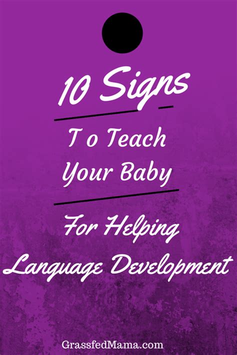 10 Top Signs to Teach Your Baby As a Speech Therapist, I value being able to communicate with ...