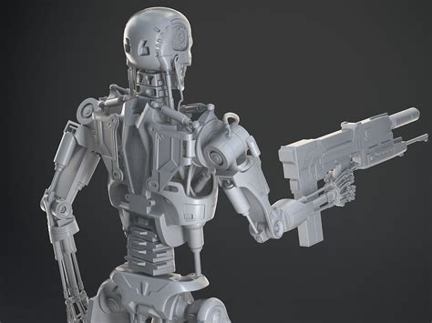 Terminator T-800 3D model rigged | CGTrader