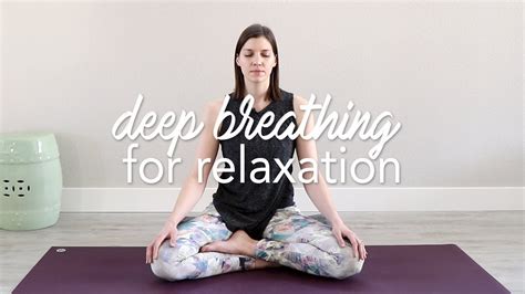 Deep Breathing Relaxation Technique | Yoga Breathing - YouTube