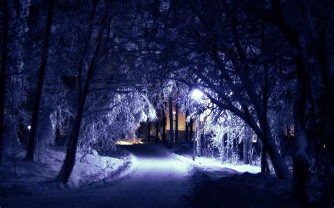 Winter Night Desktop Wallpapers - Top Free Winter Night Desktop Backgrounds - WallpaperAccess