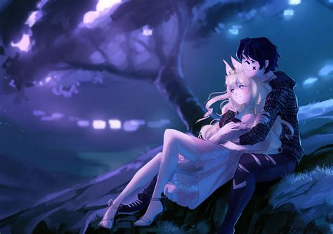 Embraced And Endeared Anime Couple 4k, HD Anime, 4k Wallpapers, Images, Backgrounds, Photos and ...