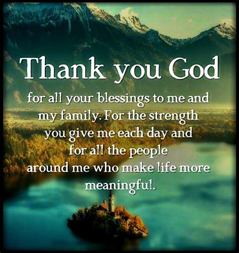 Thank You God For All Your Blessings To Me And My Family Pictures, Photos, and Images for ...