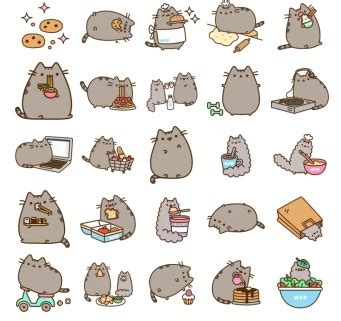 Cat Pusheen - Stickers Telegram