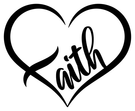 Faith Heart Svg