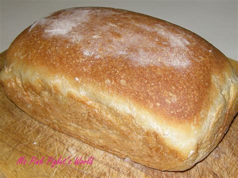 Ms Pink Piglet's World: Biga Starter Bread - White Loaf Using Biga Dough