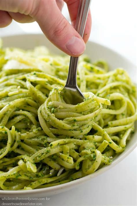 Creamy Pesto Alfredo Fettuccine