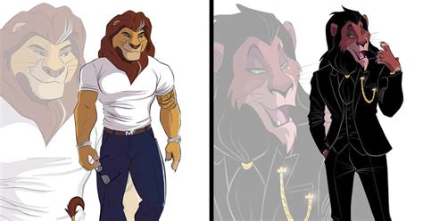 This Artist Illustrated Disney’s “The Lion King” Characters Into Human-Like Creatures (13 Pics ...