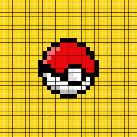 Poké Ball Pixel Art