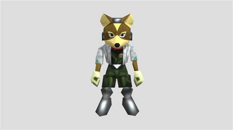 Star Fox 64 - Fox McCloud - 3D model by Video_game_collector [699b22c] - Sketchfab