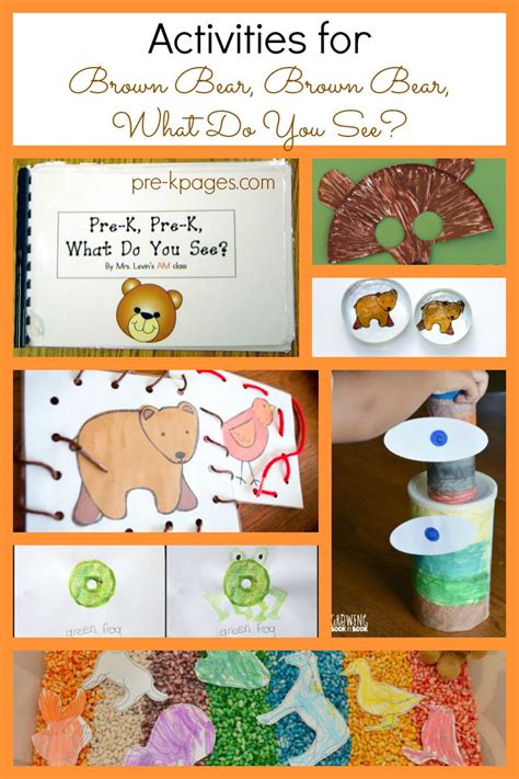 Activities for Brown Bear, Brown Bear, What Do You See? - Pre-K Pages | Brown bear brown bear ...