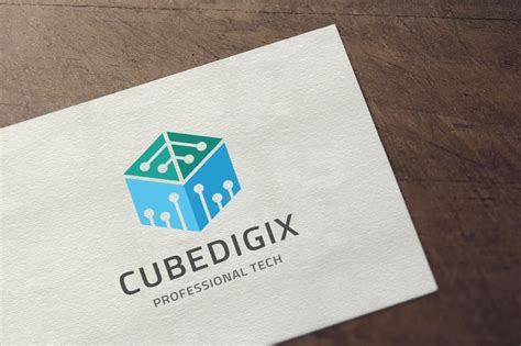 Digital Cube Logo by Modernikdesign | Codester