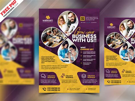 Business Promotion Creative Flyer Design PSD | PSDFreebies.com