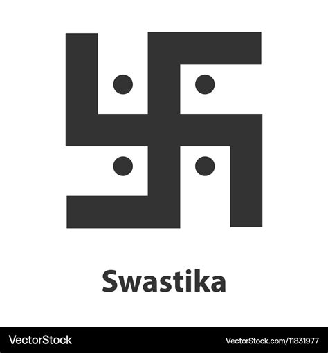 Icon Of Swastika Symbol Hinduism Religion Sign Vector Image | The Best Porn Website