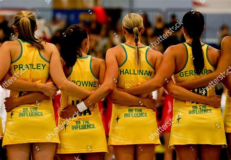 Australia Netball Players Join Arms National Editorial Stock Photo - Stock Image | Shutterstock