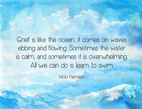 Grief is Like The Ocean… | Tessa Cason