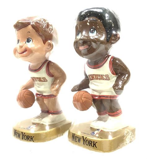 Lot - (2) 1969 Lil Dribbler NBA Mascot New York Knicks