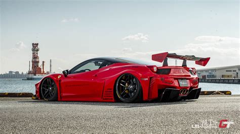 Liberty Walk body kit for Ferrari 458 GT 买带送货，安装，实惠的价格和保证