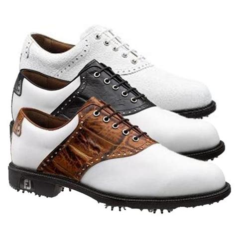 FootJoy Men's Icon Saddle Golf Shoes Manufacturer Closeouts Golfballs.com