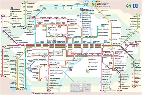 Munich U-Bahn map