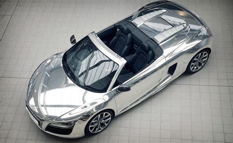 Chrome Audi R8 Spyder | Uncrate