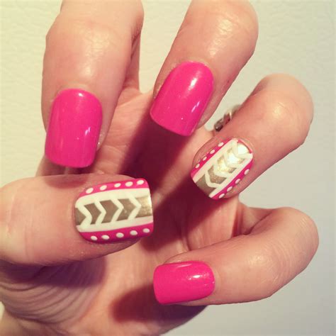 Zig zag design inspired by @missjenfabulous ! | Nail art, Nails, Design