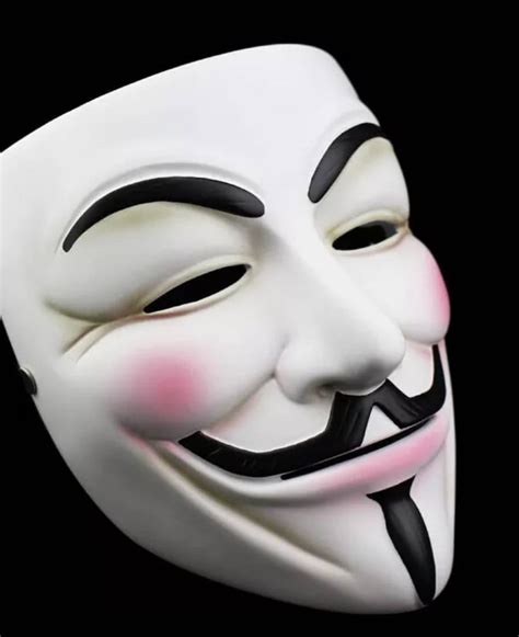 Anonymous Costume Mask Hacker Mask Halloween Hacker Mask - Etsy UK