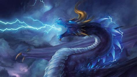 Lightning dragon wallpaper - backiee