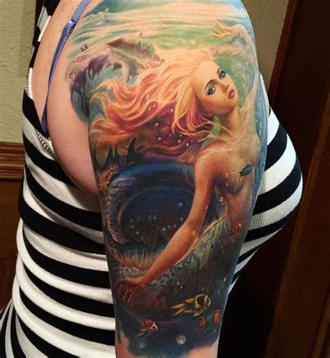 Beautiful Mermaid Tattoos