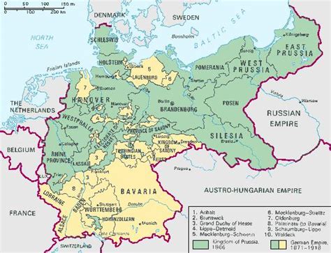 Prussia mappa - Mappa di Prussia (Europa dell'Est - Europa)