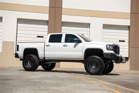 Lifted GMC Sierra Accentuated with Matte Black Elements — CARiD.com Gallery