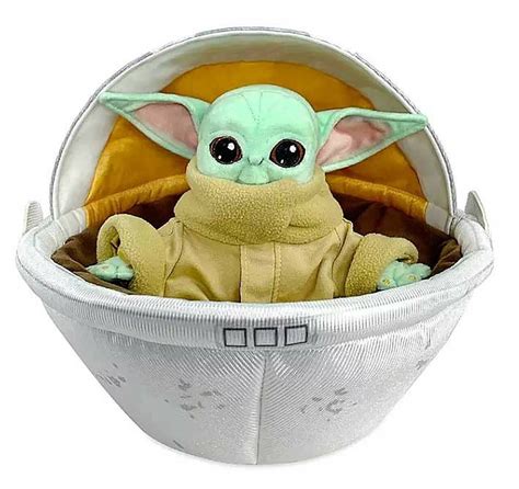 Disney+ Baby Yoda The Child Plush in Hover Pram – Baby Yoda Toy