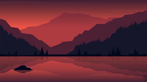 5120x2880 Resolution Minimalist Landscape Painting 5K Wallpaper - Wallpapers Den