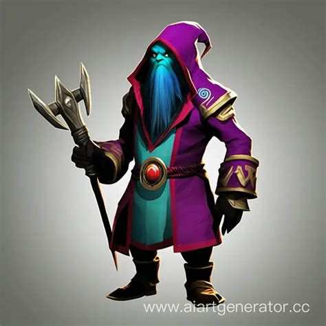 Hoodwink Dota 2 Fan Art Elusive Marksman in Enchanted Forest | AI Art Generator