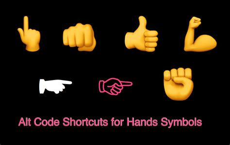 Alt Codes Symbols Thumbs Up