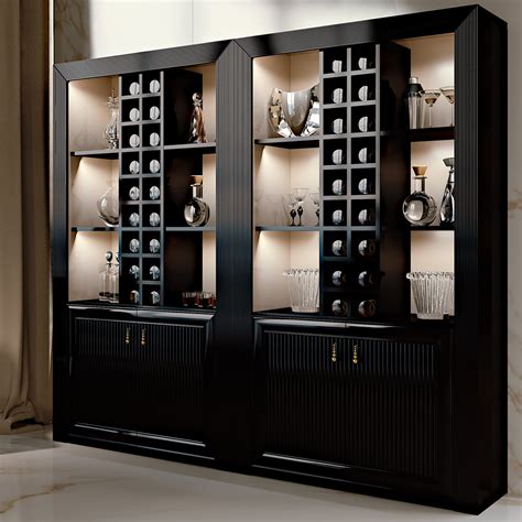 Italian Designer Art Deco Inspired Wine Cabinet - Juliettes Interiors