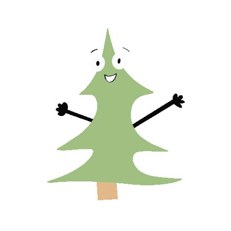 Dancing Christmas Tree Clip Art