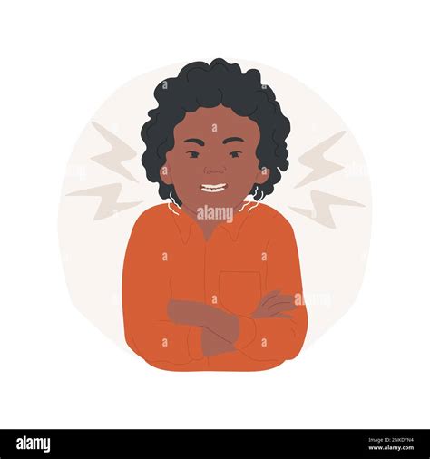 Teeth grinding isolated cartoon vector illustration. Young boy grinding ...